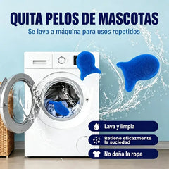 🧺【10 piezas】🌀 Bola Mágica Quitapelusas y Anti-enredos para Lavadora – Atrapa Pelos y Residuos para una Limpieza Profunda ✨
