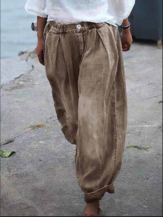 👖【S-5XL】Vaqueros estampados de moda para mujer, bombachos