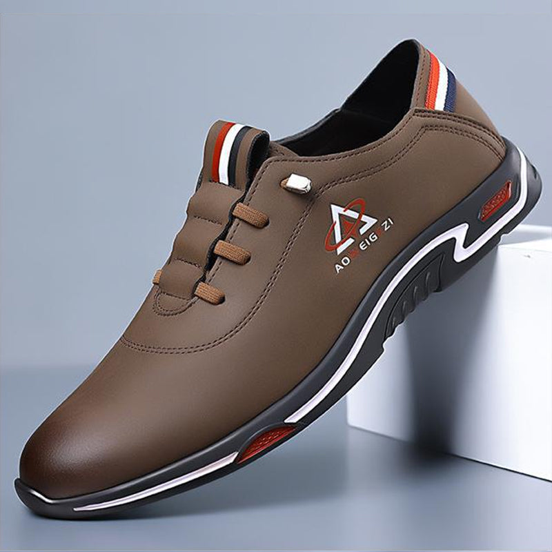 【39-44】2025  Zapatos casuales de cuero para hombre