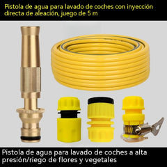🏆¡Último día de la oferta especial! 🔥Pistola de lavado de autos de alta presión para uso doméstico con boquilla de refuerzo y manguera 👍💦