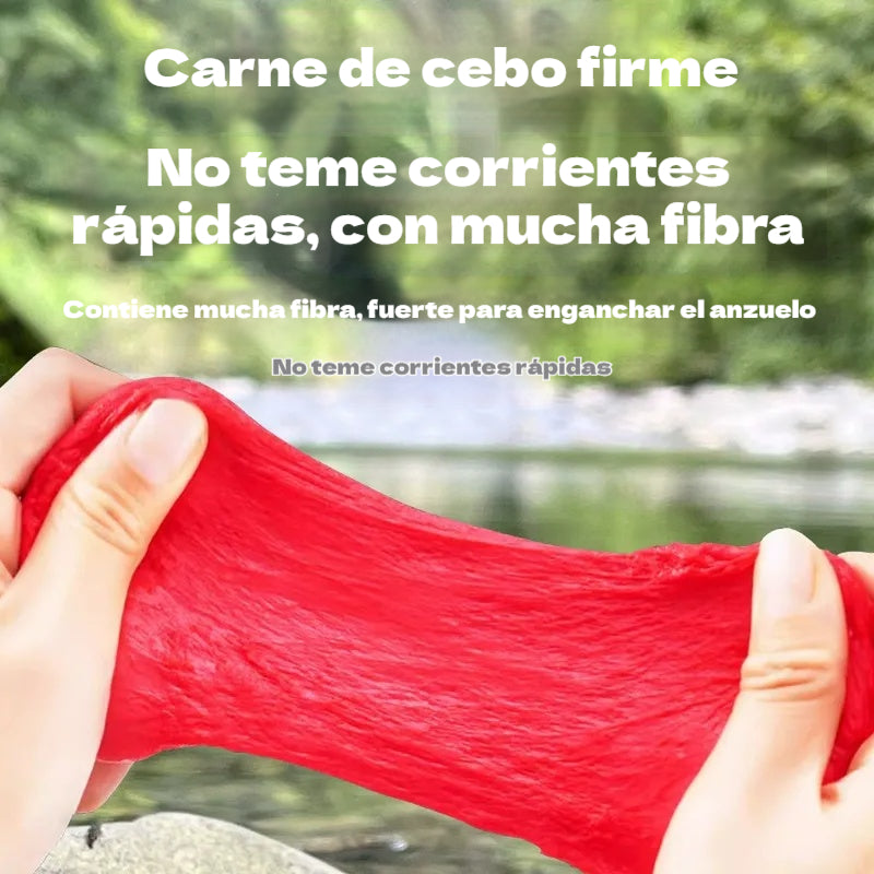 🔥20 botellas🔥🎣 Cebo blando, rico en fibra, fuerte agarre del anzuelo, resistente a las corrientes fuertes.
