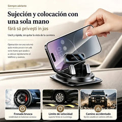 🚗📱 Soporte Antideslizante para Móvil en el Salpicadero – Sin Pegamento, Sin Marcas, Fijación Segura 🛡️
