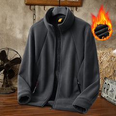 【M-5XL】Chaqueta de Terciopelo Grueso de Lana para Hombre, Talla Grande, Cálida y Cómoda para Otoño e Invierno【40% de Descuento】