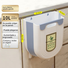 🗑️Cubo de basura plegable colgante para cocina, cubo de basura colgante para puerta de armario doméstico