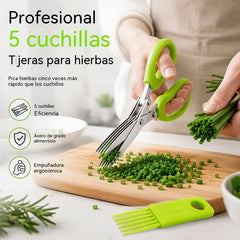 🥗✂️ Nuevas tijeras de cocina multifuncionales de acero inoxidable para verduras