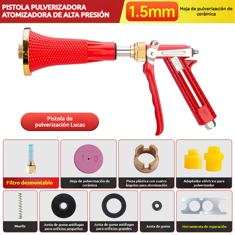 🚜💦 Pulverizador Agrícola de Alta Presión con Filtro Integrado y Boquilla Antiviento | Bomba de Émbolo Profesional 🌾✨