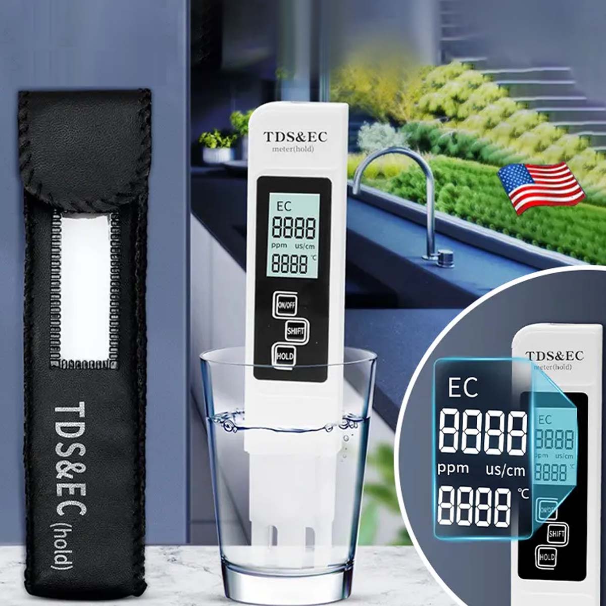 💧Medidor de calidad de agua 3 en 1 TDS