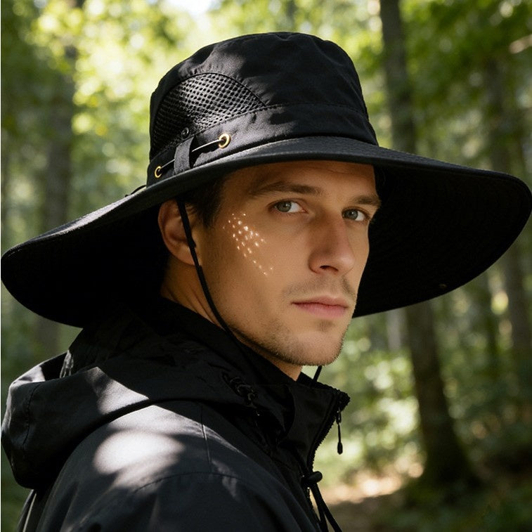 🔥【Compra 1 y llévate 1 gratis】👒Sombrero de pescador para exteriores de verano, sombrero de protección solar para pesca