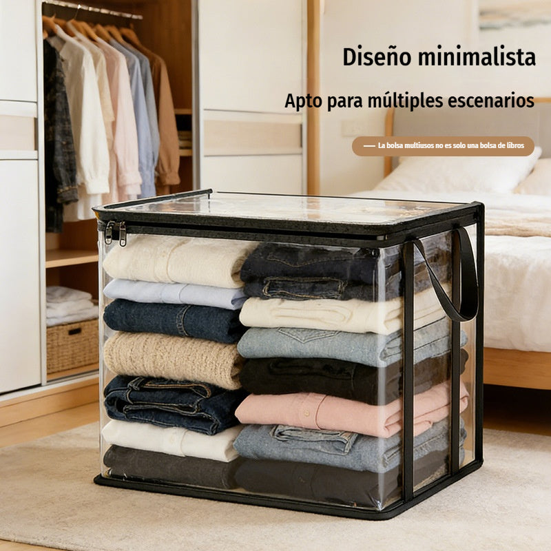 🔥3 unidades por 25€📦Bolsa de plástico transparente grande, gruesa y muy resistente, ideal para guardar ropa, mudanzas y todo tipo de almacenamiento