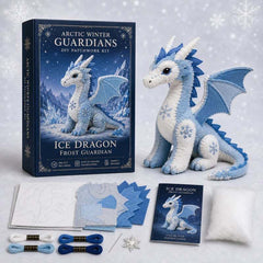 🎁 Último día: ¡Ahorra un 49%! 🧵 Mini kit de patchwork DIY de la serie «Arctic Winter Guardian».