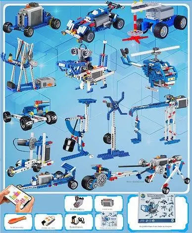 🤖🧩 【50% atlaide ierobežotu laiku】LEGO tipa elektriskā robota konstruktors bērniem