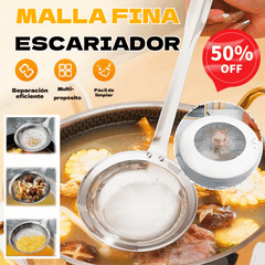 📢📢 ¡50% de descuento! 【Paquete de 3】⏰ Cuchara de filtro de acero inoxidable de malla fina 304