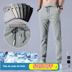 【2 artículos por 31 euros】【M-5XL】2026 Nuevos pantalones elásticos casuales para hombre, cómodos y elegantes.