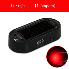 📢🚗 2 piezas 26 euro ⏰ Lámpara LED solar antirrobo con luz intermitente