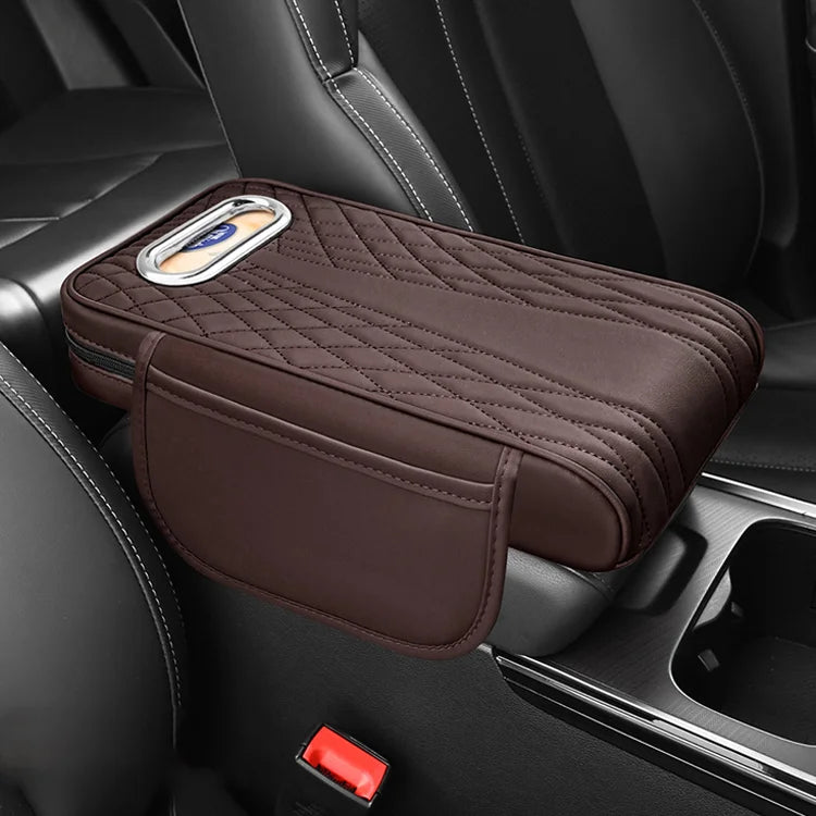 🚗Caja de almacenamiento multifuncional para coche 3 en 1 de piel👜