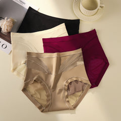 【4 piezas (una de cada color)】🍑 Ropa interior moldeadora de cintura alta: ¡Levanta y aplana el abdomen en segundos! ✨