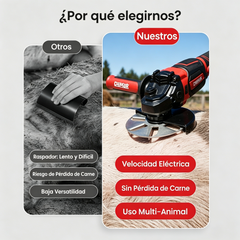 🧰【Pack de 5 piezas】Discos depiladores para cerdos que ahorran esfuerzo - ✅ Sin pérdida de carne ⚡️ Eliminan rápidamente el pelo de cerdos, vacas, ovejas y otros ganados