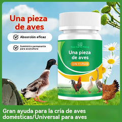 🐓🦆🐔【200 tabletas】Aves de corral ① Tabletas de uso doméstico para la salud intestinal, salud respiratoria, uso en granjas, alimentación general de pollos, patos, gansos y aves de corral