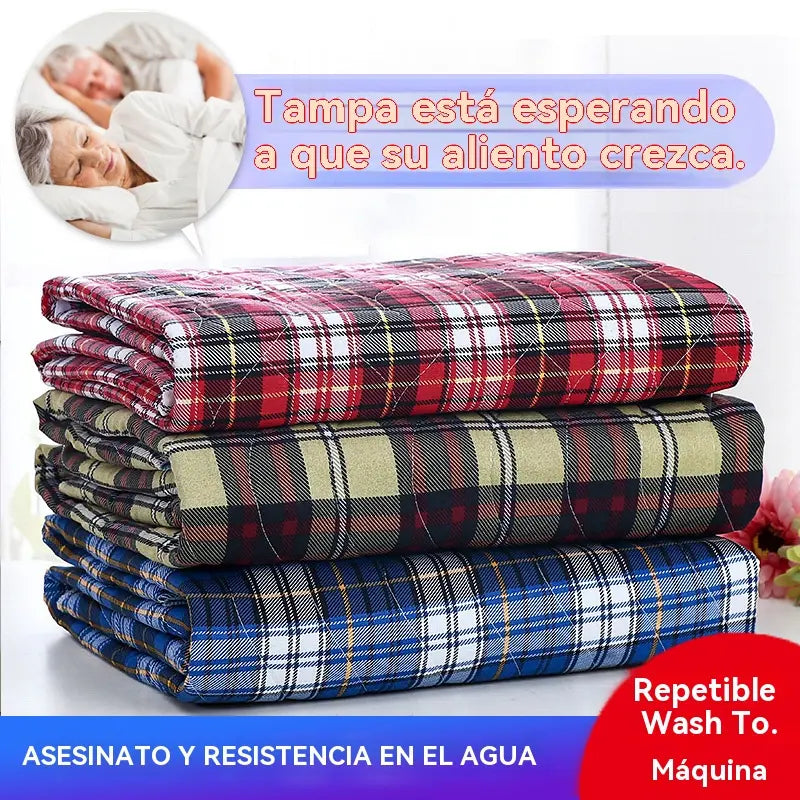 【45*60cm】🛌Almohadilla para pañales para adultos lavable de cuatro capas y almohadilla para el cuidado del pañal transpirable