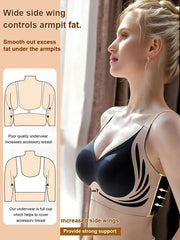 😍【Paquete de 4】Sujetador de una pieza sin aros para mujer❤️【40-85 kg】