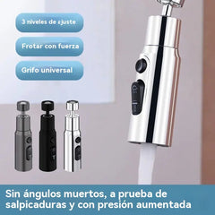 🚰🔥Boquilla de Filtro para Grifo con Giro de 360°