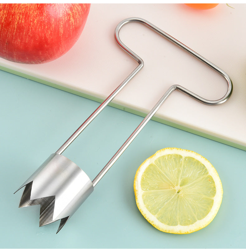 ✨2 piezas🍎Descorazonador multifuncional de frutas y verduras, material de grado alimenticio para descorazonador de calabaza amarga y manzana, electrodoméstico de cocina.