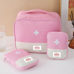 ✨【Juego de tres piezas】💊🩹Bolso médico de viaje plegable y portátil, bolsa de almacenamiento de medicamentos de gran capacidad.