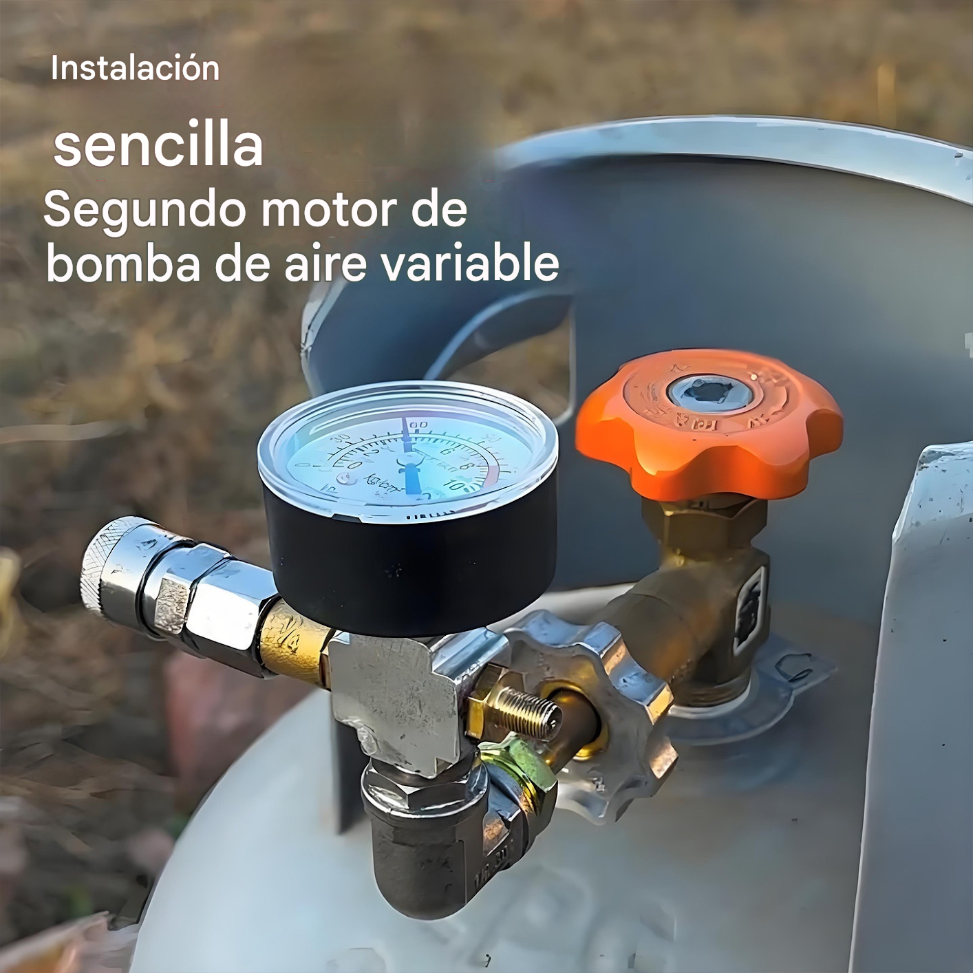 👍👍Manómetro modificado para tanque de GLP. Bomba de aire y herramientas para reparación de neumáticos. Válvula miniatura para extintor de incendios de alta presión para exteriores.【Ventas mensuales: 9999+】