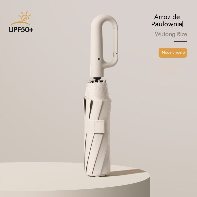 🔥【Oferta especial por tiempo limitado】🔥Paraguas portátil con mango de anilla