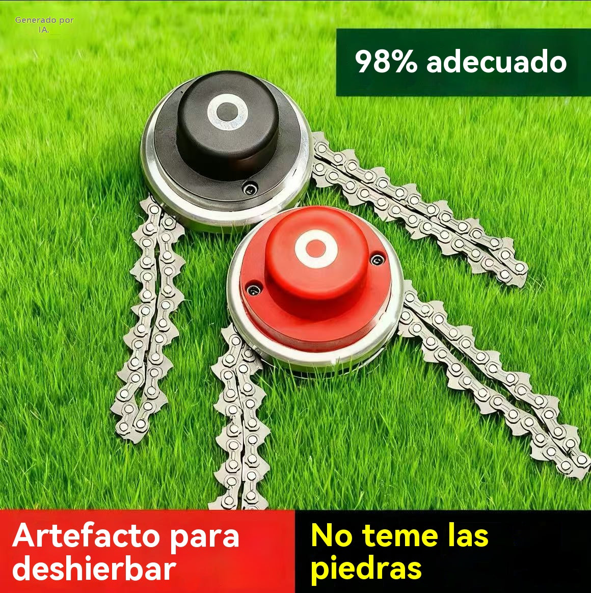 🔥🌿 Cabezal de corte universal para cadena/cortacésped