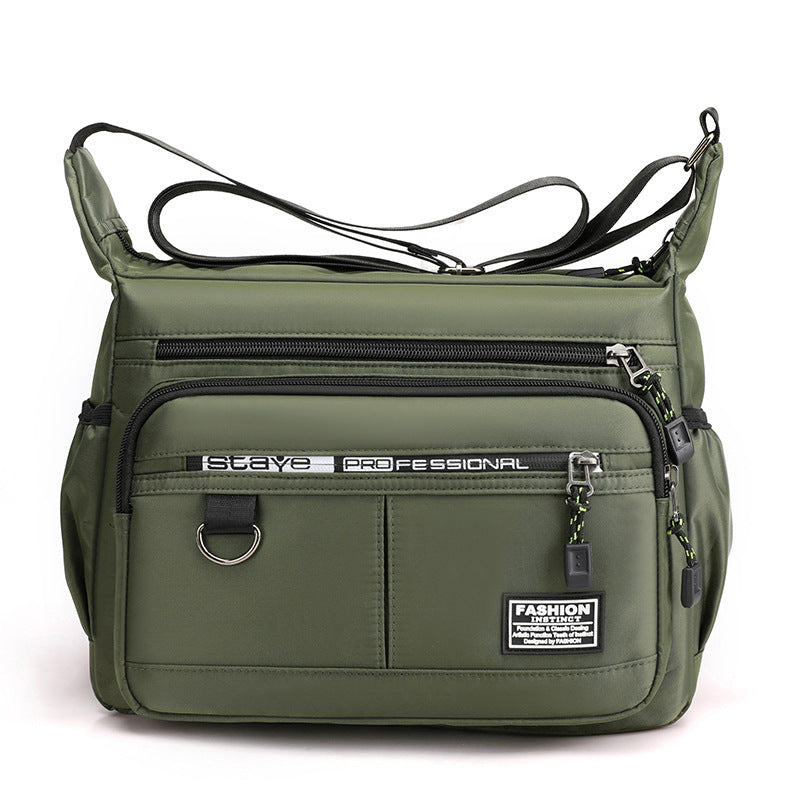 🔥【El más vendido】Bolso para hombre de gran capacidad, resistente al agua y duradero | Bolso bandolera multibolsillos | Ideal tanto para negocios como para uso informal