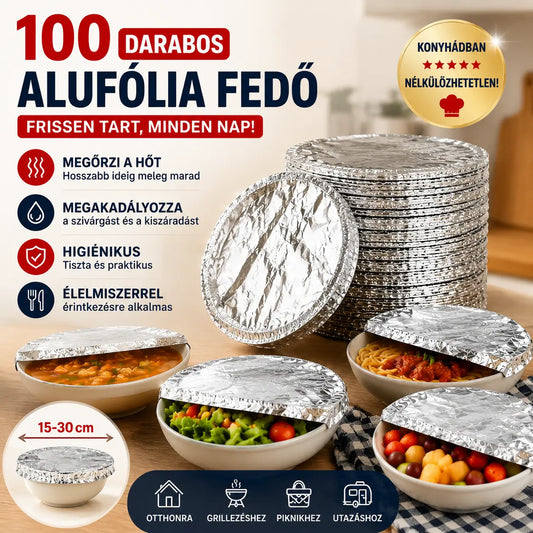 📢📢 50% KEDVEZMÉNY!⏰【100 darab】 Alumíniumfólia szigetelő borítás