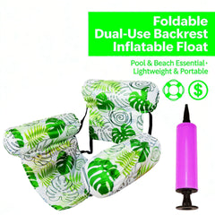 💦📢 Sofá flotante plegable con respaldo