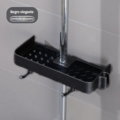 🔥Soporte de almacenamiento para barra de ducha de baño