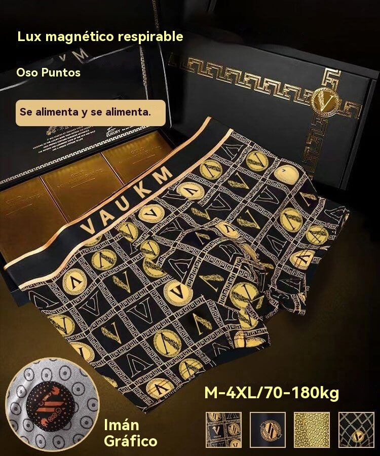 🔥【4 piezas 28 euros】Ropa interior masculina nueva, calzoncillos bóxer antibacterianos 7A para hombre ｜Transpirables y antibacterianos