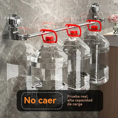✨🚿Diseño ligero y sin perforaciones —Toallero retráctil con ventosa