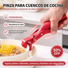 📢 ¡Compra 1 y recibe 1 gratis! 🔥✨ Pinzas de silicona 3 en 1 pinzas antiquemaduras pinzas para tazones antideslizantes pinzas de cocina