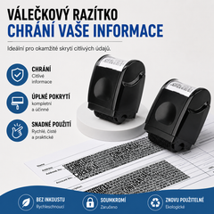 🔥Časově omezená nabídka, užijte si slevu 49 %! 🔥 Bezpečné razítko s rolovacím svitkem chránící soukromí – chraňte svou adresu a fakturační údaje.