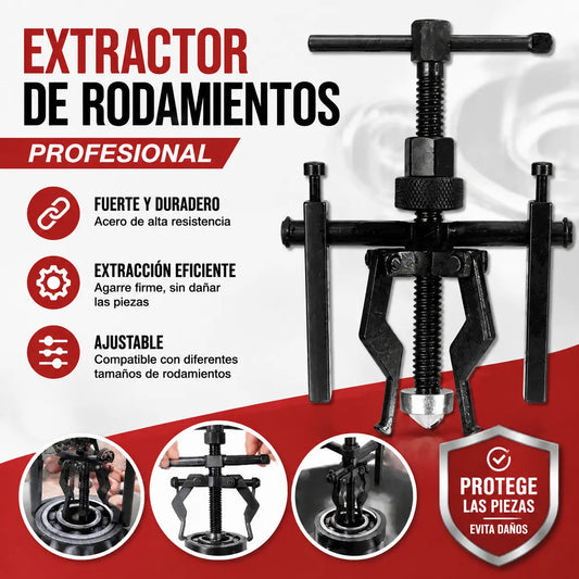 🛠️Extractor de cojinetes con orificio interior de tres garras, de doble propósito para extractor de neumáticos de triciclo y motocicleta, herramienta de desmontaje y mantenimiento