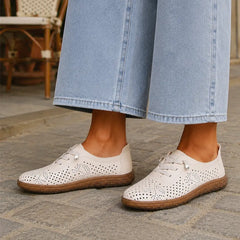 🌸【35-42】👡 Sandalia con recortes para mujer – Ligera, transpirable y con tacón bajo🌬️
