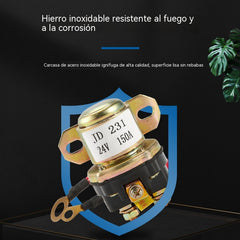 ⚡🚚 Relé de arranque 12V/24V para coche y vehículos agrícolas – Más potencia al arrancar, instalación rápida 🔧