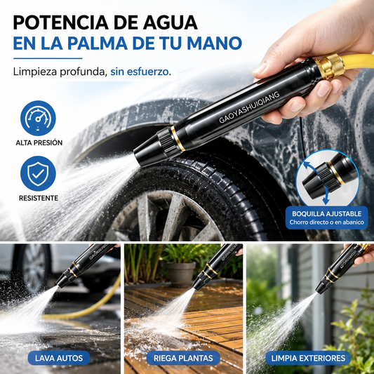 55% de descuento — Último día: Pistola rociadora de alta presión para el hogar