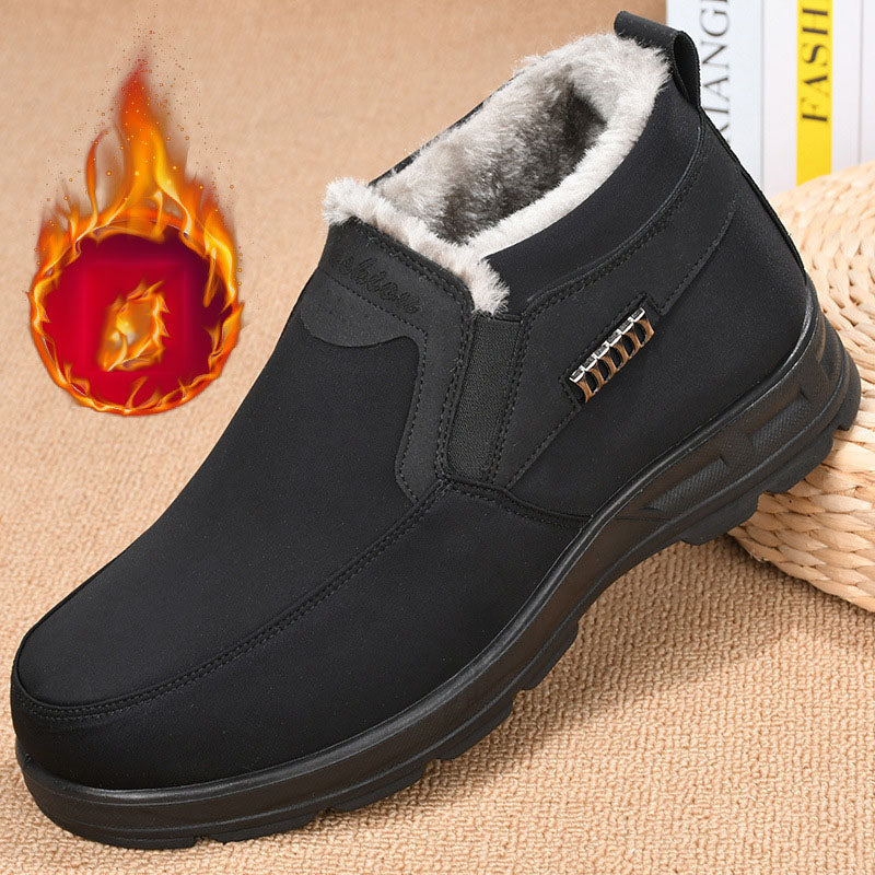 【39-47】Botas de invierno, acolchadas y engrosadas, impermeables y cálidas.