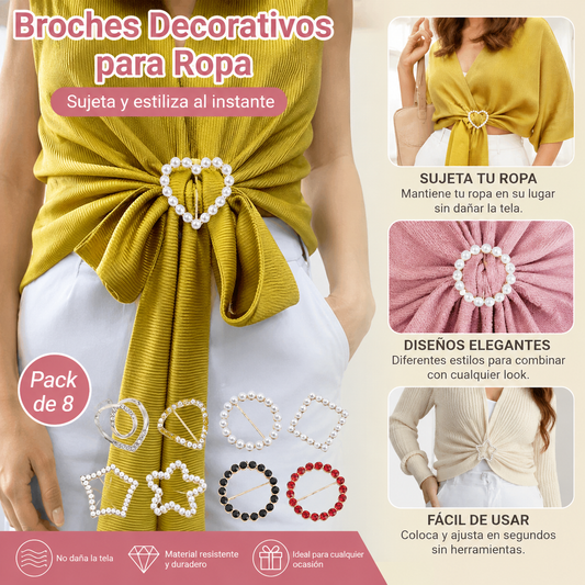 💟💟Botones multifuncionales, se fijan a las esquinas de la ropa.
