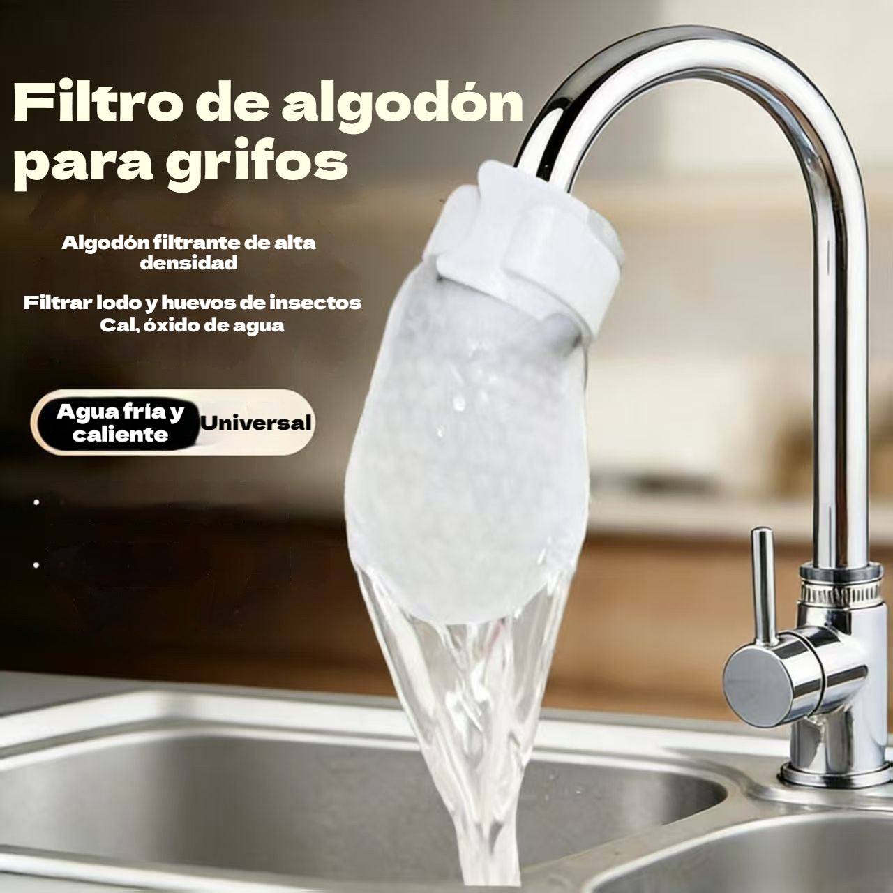 💥【200 piezas】🚰✨Las bolsas filtrantes para grifos aptas para uso alimentario evitan las salpicaduras y filtran sedimentos, óxido, incrustaciones y otras impurezas.