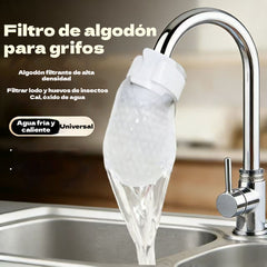 💥【200 piezas】🚰✨Las bolsas filtrantes para grifos aptas para uso alimentario evitan las salpicaduras y filtran sedimentos, óxido, incrustaciones y otras impurezas.