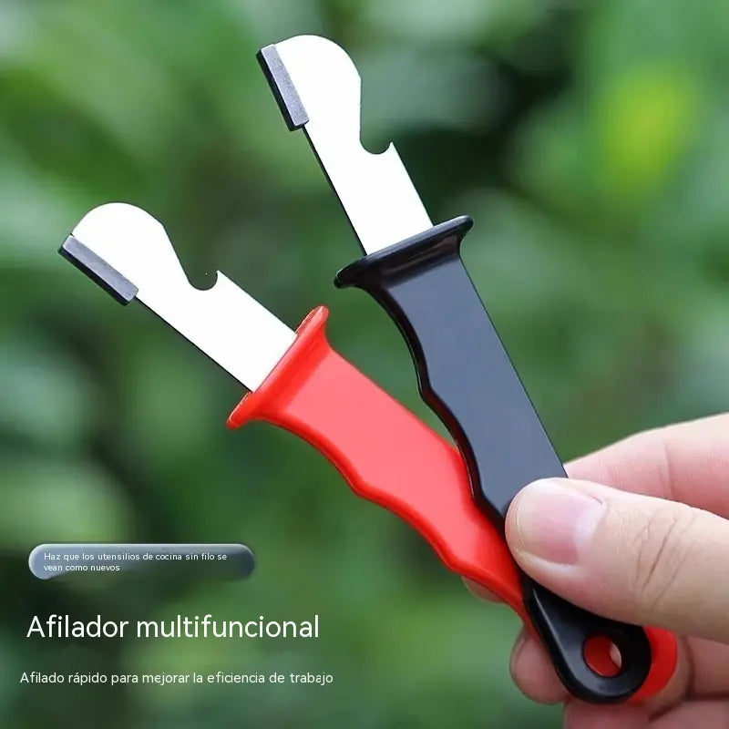 🔥10 piezas🔪✨ Afilador de cuchillos portátil multifuncional con mango cómodo