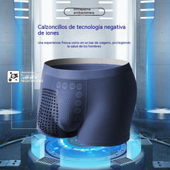 👍🩲Conjunto de calzoncillos bóxer de tres piezas transpirables y antibacterianos para hombre