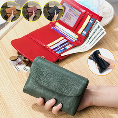 🔥✨⏰Cartera unisex Pebble de piel auténtica con protección RFID🔥