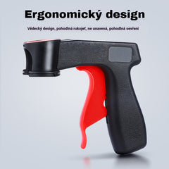 🔥【2 piezas 27 euros】Pistola pulverizadora de mano, Mango auxiliar para pulverizar pintura, Pistola pulverizadora de mano con manivela para paredes de coche, Pulverizador autocebante